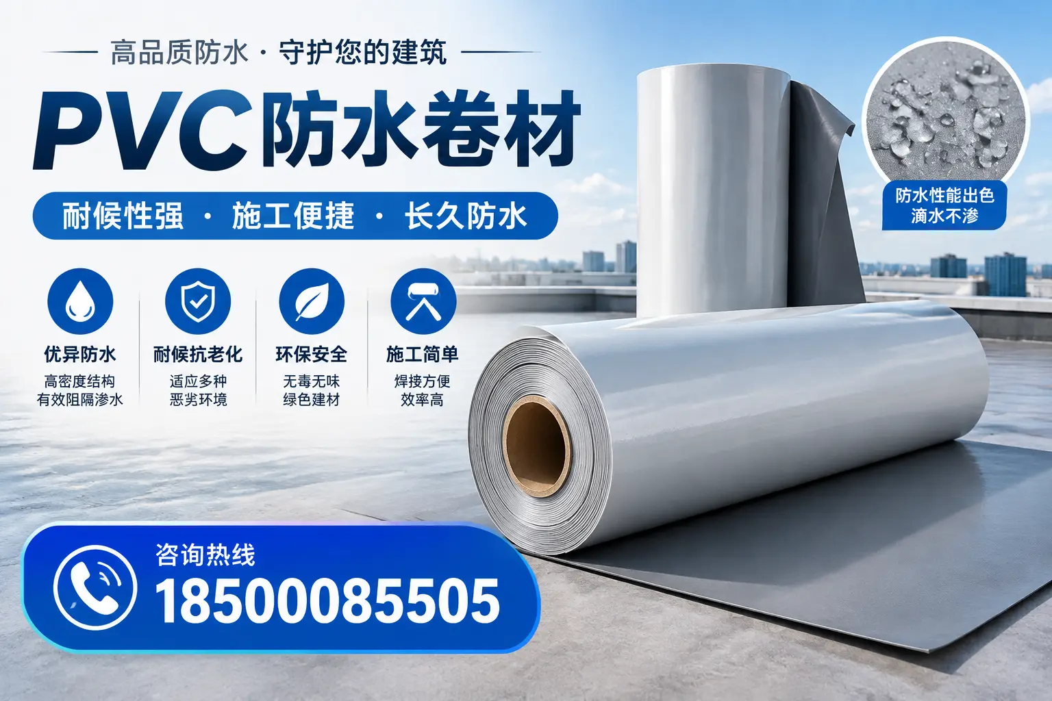 pvc防水卷材在德宏的行业应用前景分析